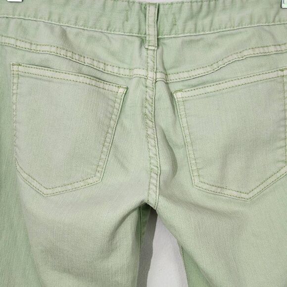 Free People Green Skinny Jeans Size 27 Free People Green Ankle Zip Skinny Denim - Picture 5 of 10
